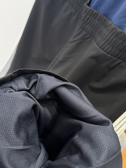 バレンシアガ BALENCIAGA ダブルウエストの二重ストライプパンツ