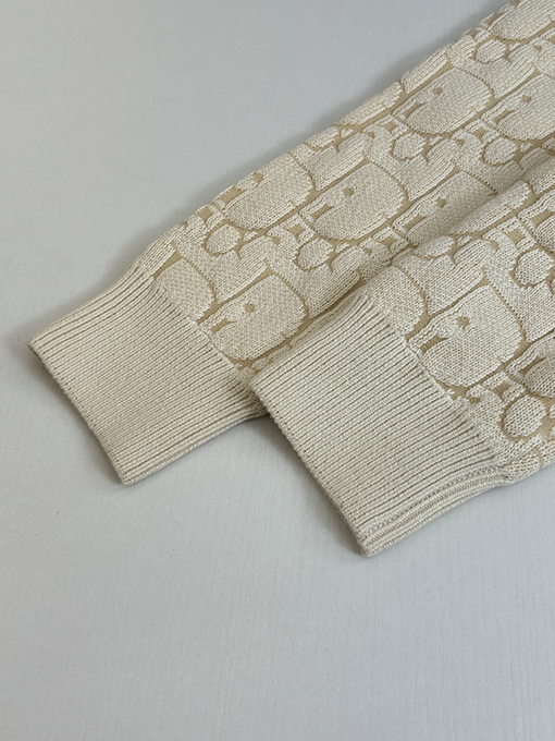 ディオールコピー Oblique 全面ジャカードプルオーバーニットセーター