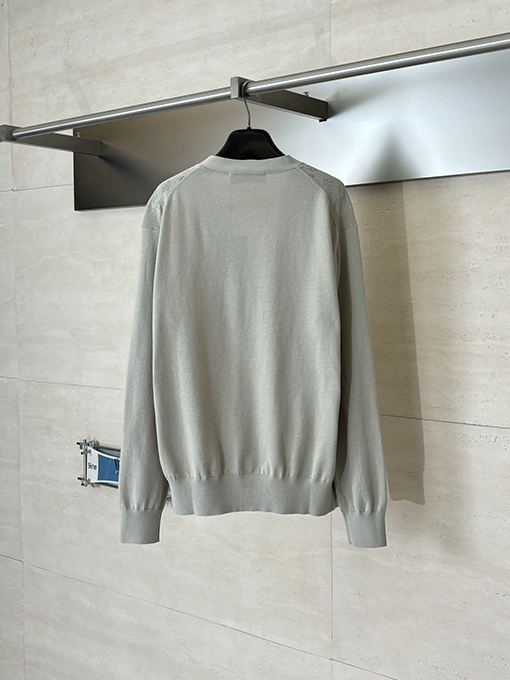 ルイヴィトン Monogram 透かし彫りジャカードパッチワークニットカーディガン