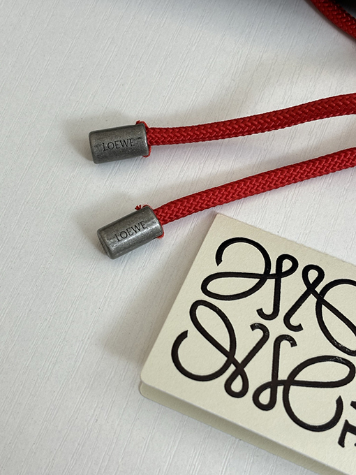 ロエベ 新しいカラーブロックの刺繍りストレートレッグカジュアルパンツ