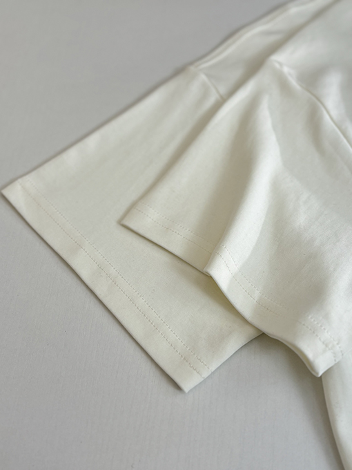 ディオール No Dior No Dietrich コットンレター刺繍クルーネック半袖Tシャツ