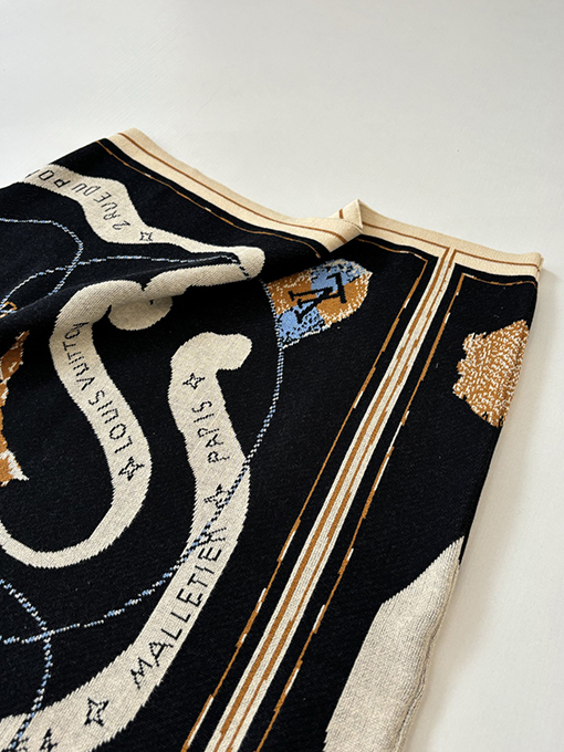 ルイヴィトンコピー クラウンリボンジャカードニット半袖Tシャツ