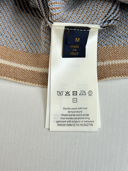 ルイヴィトンコピー クラウンリボンジャカードニット半袖Tシャツ