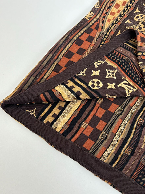 ルイヴィトン NIGO とのコラボレーション モノグラムジャカードニット 半袖ポロシャツ