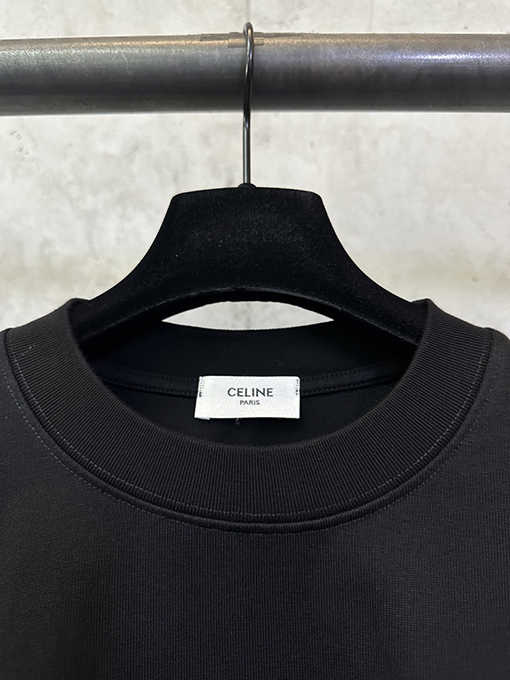 セリーヌコピー CELINE キャリッジシリーズ ヘビーウェイトプリント 半袖Tシャツ