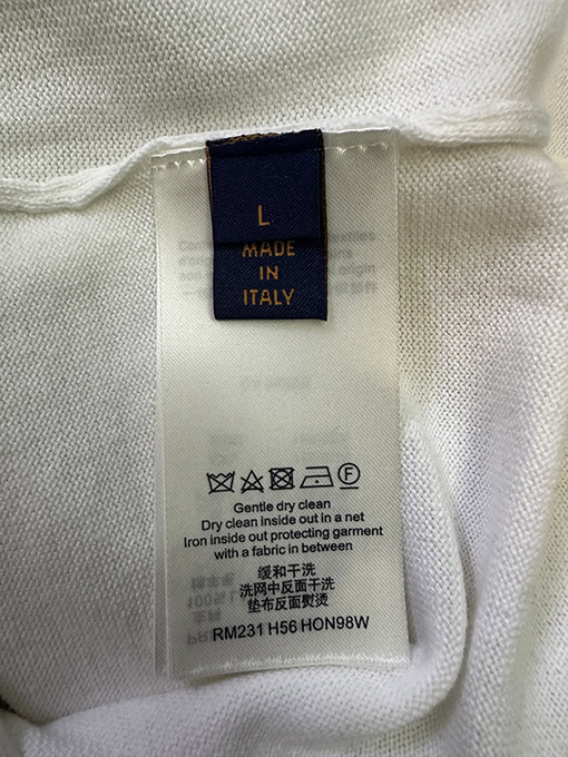 ルイヴィトン フローラルチェックジャカードロゴニット半袖Tシャツ