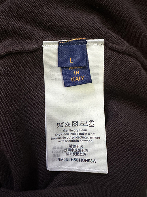 ルイヴィトン フローラルチェックジャカードロゴニット半袖Tシャツ