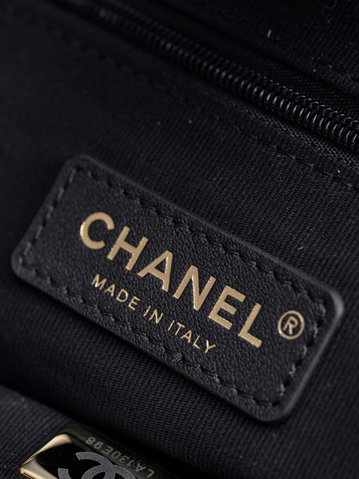 シャネル レディースクラフトマンシップシリーズカーフスキン横型ショッピングバッグ