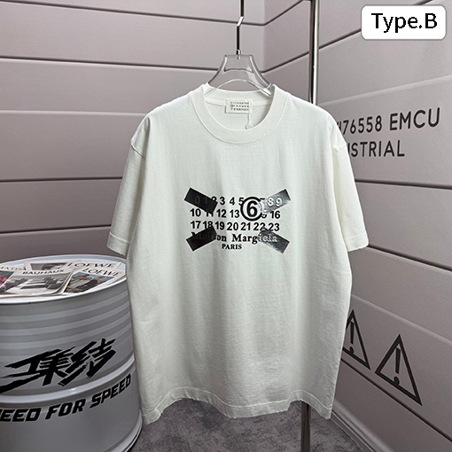 マルタンマルジェラコピー 春夏ウォッシュクルーネック半袖Tシャツ