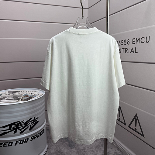 マルタンマルジェラコピー 春夏ウォッシュクルーネック半袖Tシャツ