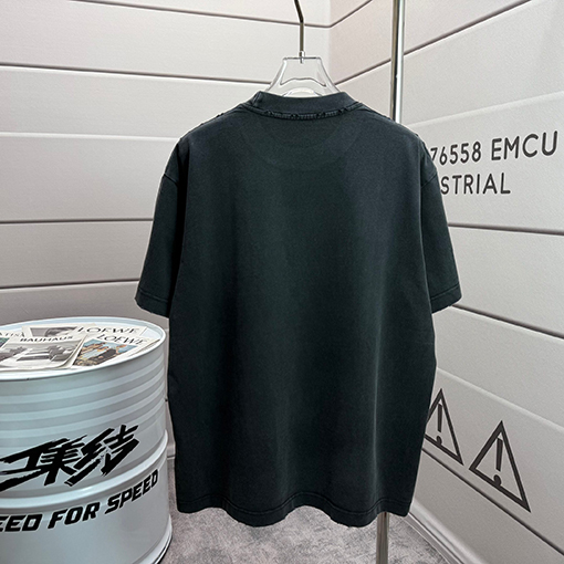 マルタンマルジェラコピー 春夏ウォッシュクルーネック半袖Tシャツ