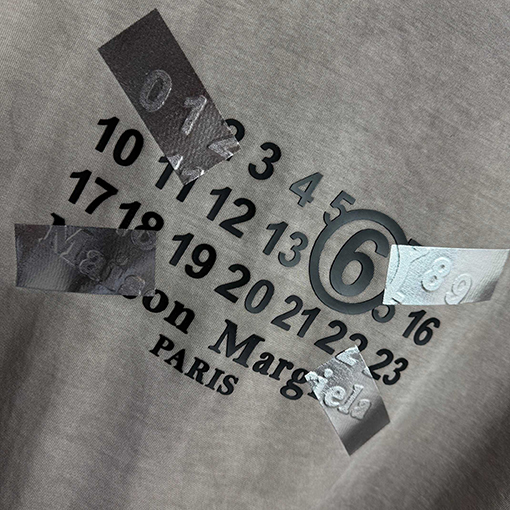 マルタンマルジェラコピー 春夏ウォッシュクルーネック半袖Tシャツ