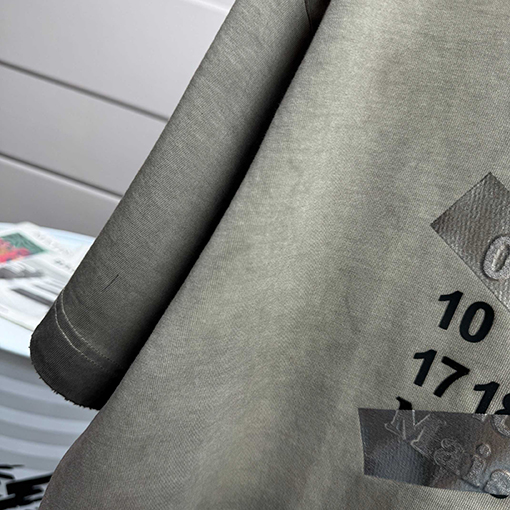 マルタンマルジェラコピー 春夏ウォッシュクルーネック半袖Tシャツ