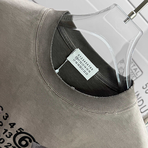 マルタンマルジェラコピー 春夏ウォッシュクルーネック半袖Tシャツ