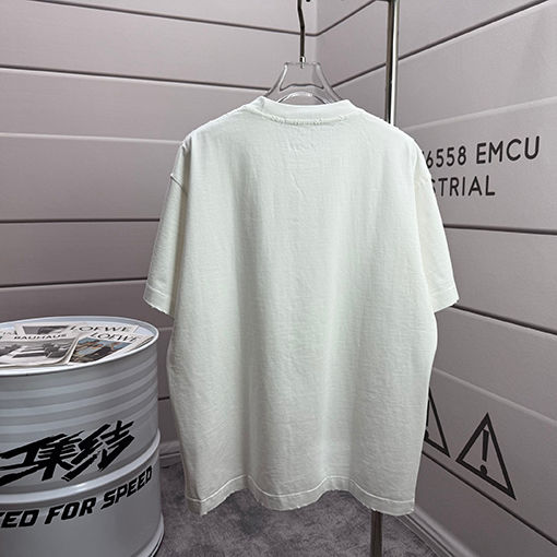 アレキサンダーワン Alexanderwang クラシックなダメージのクルーネック半袖Tシャツ