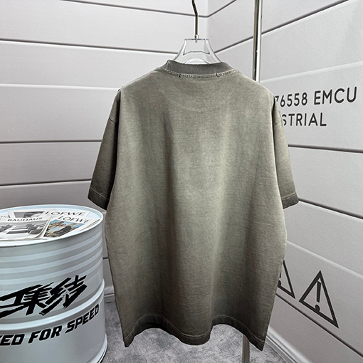 アレキサンダーワン Alexanderwang クラシックなダメージのクルーネック半袖Tシャツ