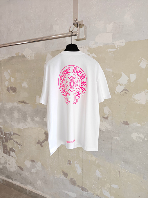 クロムハーツ 26 シリーズ ホースシュープリント 半袖Tシャツ