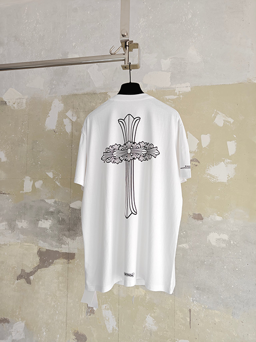 クロムハーツスーパーコピー Vintage サンスクリット十字の半袖Tシャツ