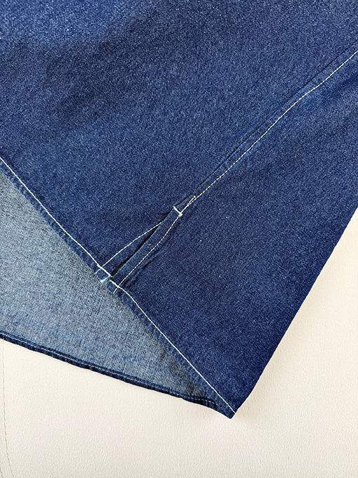 セリーヌコピー 凱旋門の刺繍デニム長袖シャツ