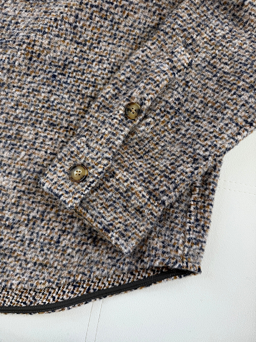 ロエベブランドスーパーコピー レザーロゴウールコート