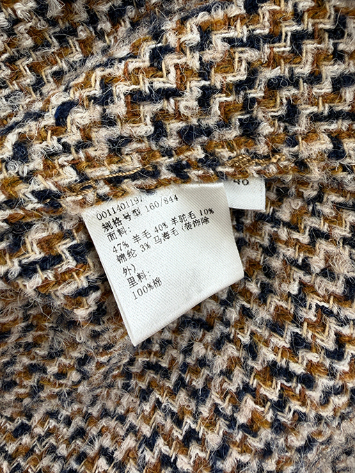 ロエベブランドスーパーコピー レザーロゴウールコート