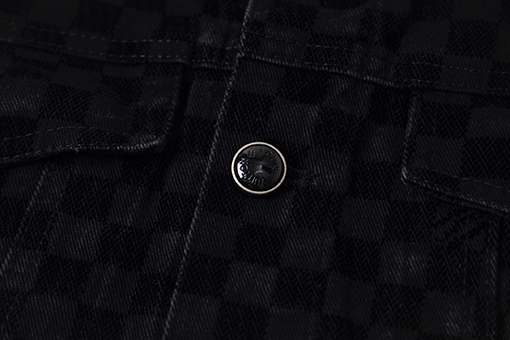 ルイヴィトンスーパーコピー チェック柄フロックデニムジャケット