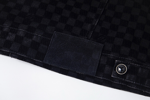 ルイヴィトンスーパーコピー チェック柄フロックデニムジャケット