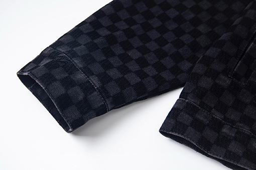 ルイヴィトンスーパーコピー チェック柄フロックデニムジャケット