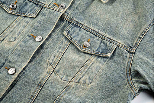 バレンシアガブランドコピー ランウェイ手描きトーテム柄デニムジャケット