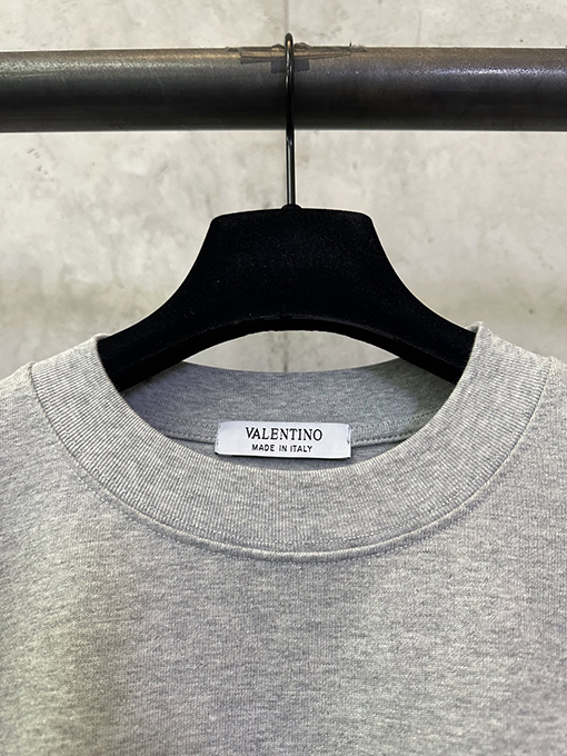 ヴァレンティノブランドコピー レターロゴプリント半袖Tシャツ