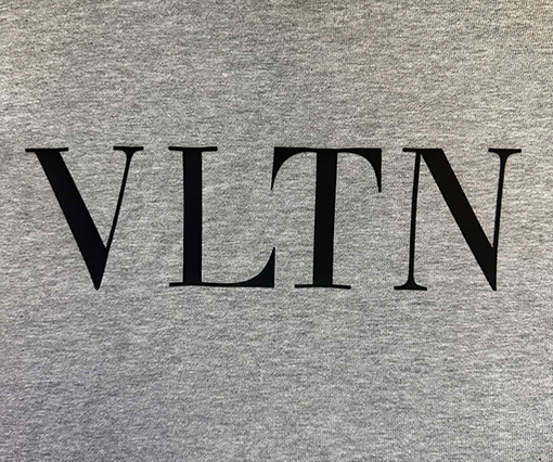 ヴァレンティノブランドコピー レターロゴプリント半袖Tシャツ