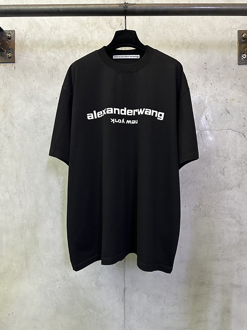 アレキサンダーワンスーパーコピー Alexander wang レターロゴフォームプリント半袖Tシャツ