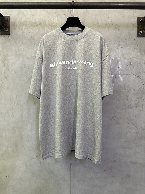アレキサンダーワンスーパーコピー Alexander wang レターロゴフォームプリント半袖Tシャツ