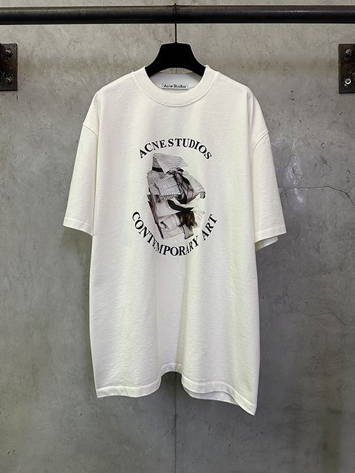 アクネストゥディオズブランドスーパーコピー Acne Studios プリント半袖Tシャツ