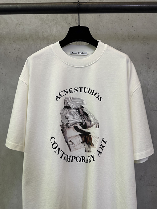 アクネストゥディオズブランドスーパーコピー Acne Studios プリント半袖Tシャツ
