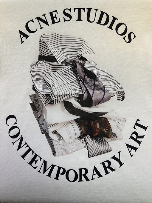 アクネストゥディオズブランドスーパーコピー Acne Studios プリント半袖Tシャツ