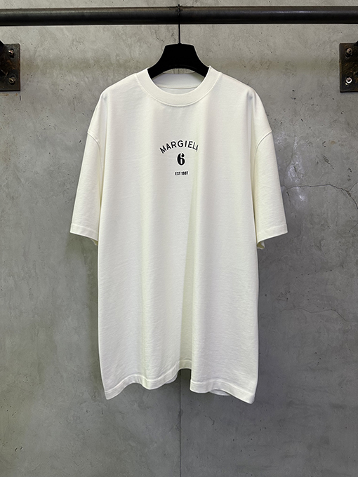 マルタンマルジェラスーパーコピー ナンバー6プリント半袖Tシャツ