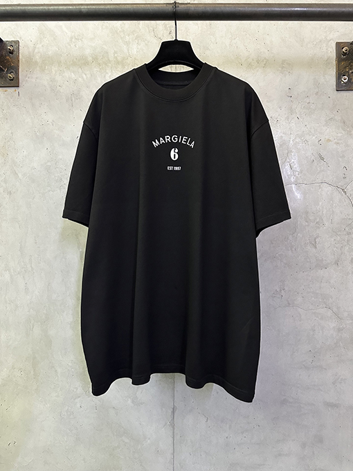 マルタンマルジェラスーパーコピー ナンバー6プリント半袖Tシャツ