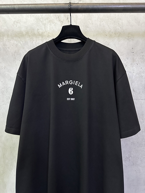 マルタンマルジェラスーパーコピー ナンバー6プリント半袖Tシャツ