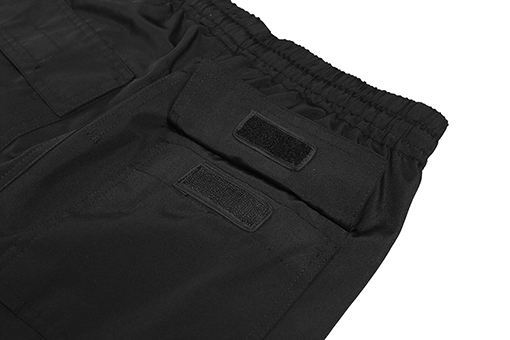 リックオウエンススーパーコピー 黒のボタンダウンストレートレッグパンツ