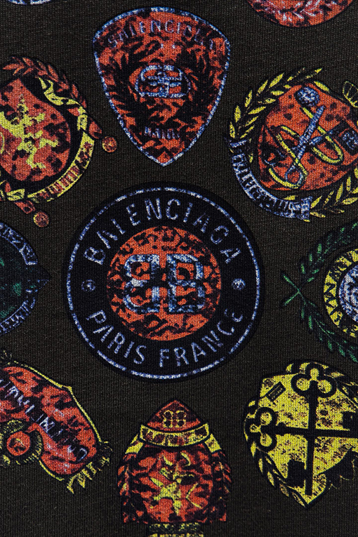 バレンシアガブランドコピー Balenciaga 白インクダイレクトプリント半袖Tシャツ