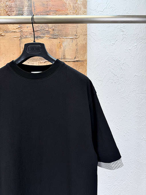 ジルサンダーコピー フェイクツーピース半袖Tシャツ