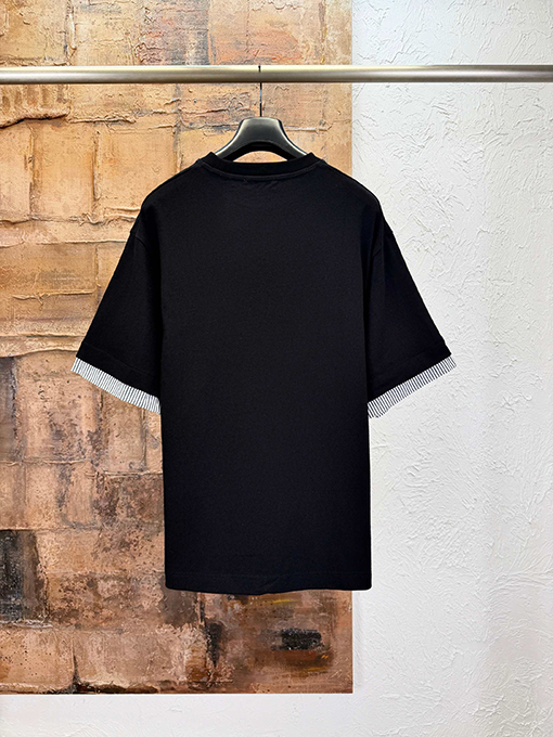 ジルサンダーコピー フェイクツーピース半袖Tシャツ