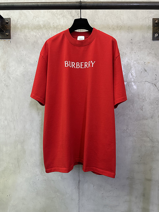 バーバリーコピー ロゴ入り半袖Tシャツ