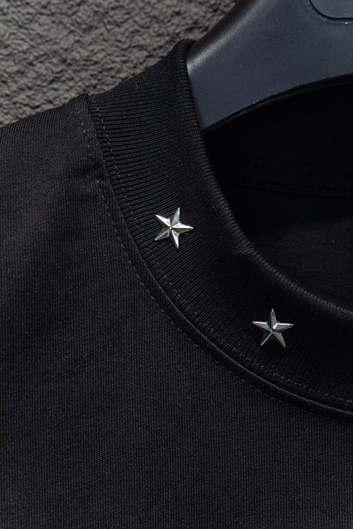 クロムハーツブランドスーパーコピー グラデーショングラフィティハードウェア半袖Tシャツ