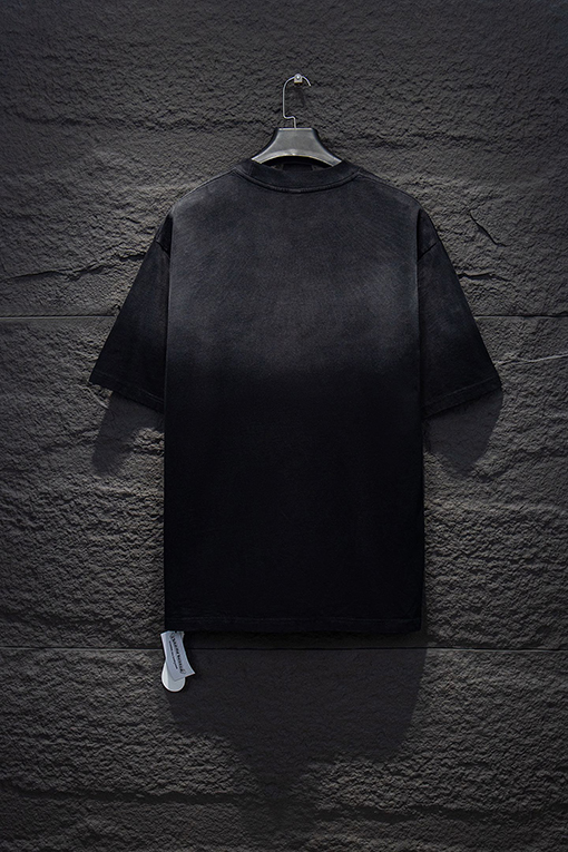 クロムハーツスーパーコピー 新作 ウォッシュ サンドブラストラインストーン半袖Tシャツ