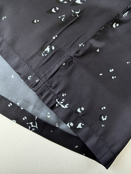 ルイヴィトン ウォータードロッププリント半袖シャツ