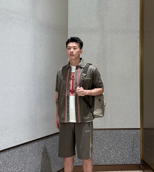 グッチコピー ウェビングショーツ