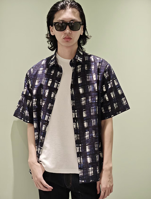 プラダ アクティブ浸透プリント半袖シャツ