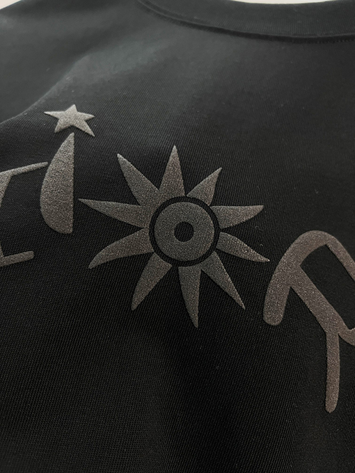 ディオール DIOR 星空ひまわりフロック刺繍レターロゴ半袖Tシャツ